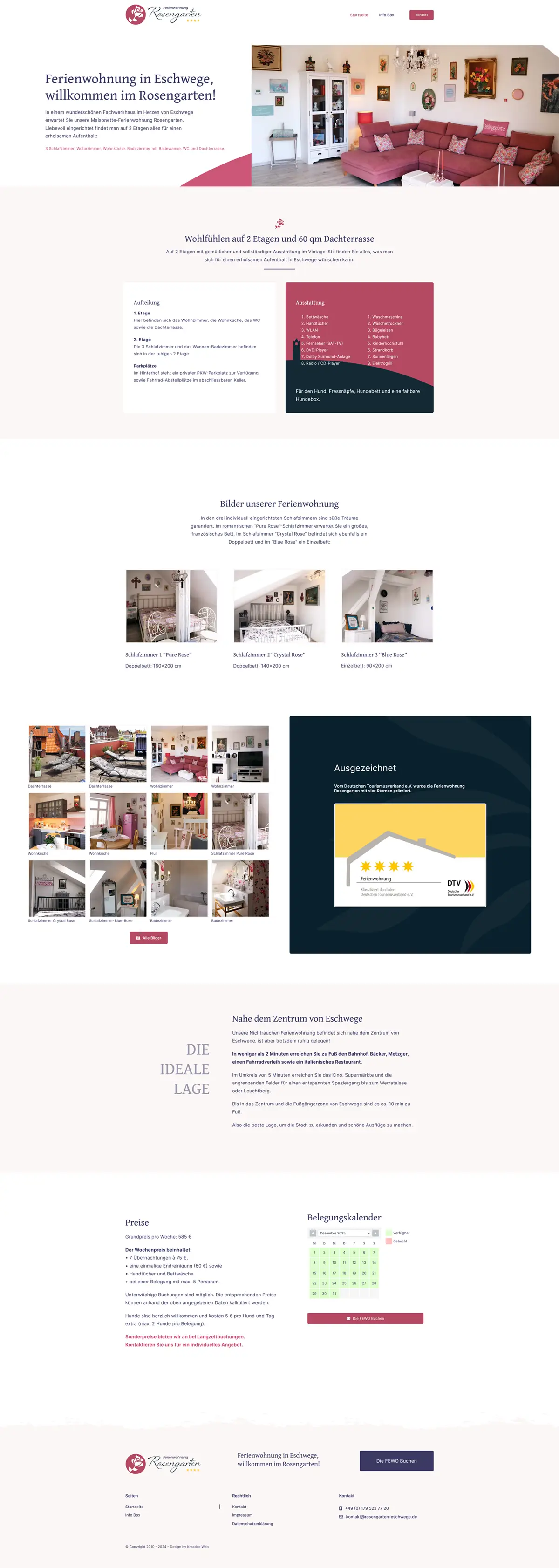 FEWO Rosengarten Startseite