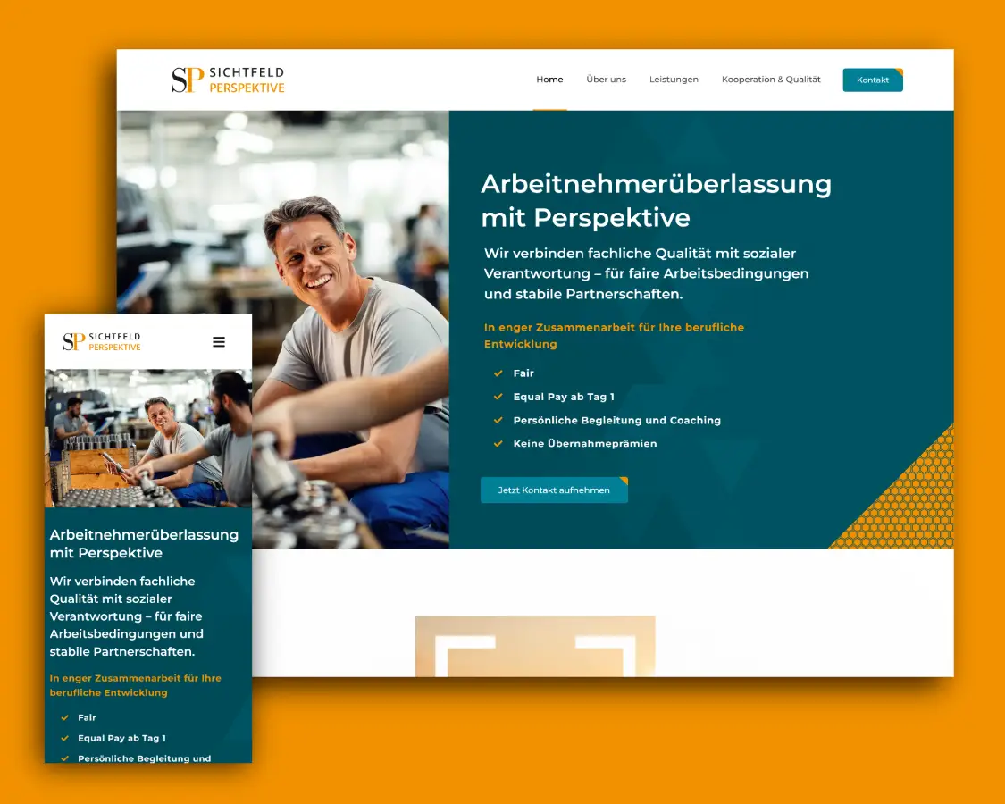 Webdesign für Dienstleister und Berater