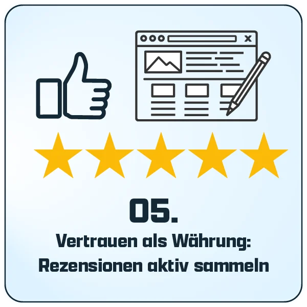 05 Rezensionen aktiv sammeln